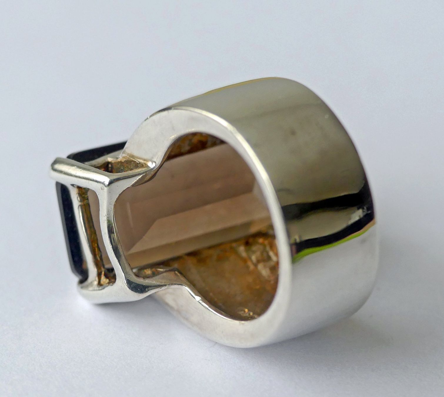 Anelli: Ring mit Rauchquarz – Usato da Matten b. Interlaken venduto da kero71 4