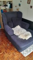 Bequemer XXL-Ohrensessel mit Sitzkissen