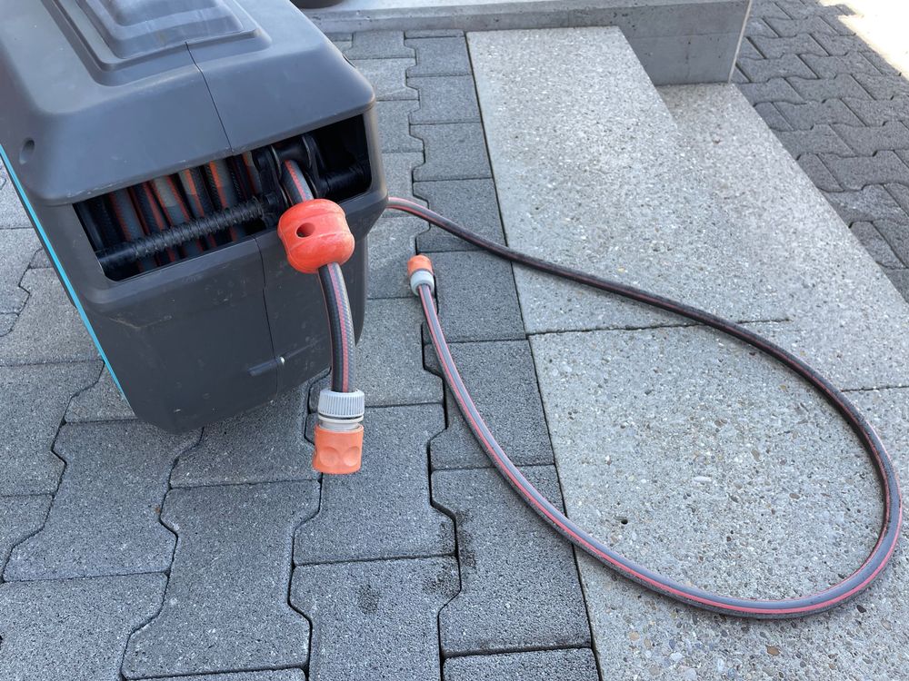 DEFEKT GARDENA Schlauchbox (ca. 3035 m Schlauch) Kaufen auf Ricardo