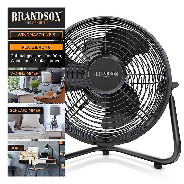 Ventilatoren: Brandson - Windmaschine - Ventilator schwarz – Neu und originalverpackt aus Zürich von pau_5xhj 4