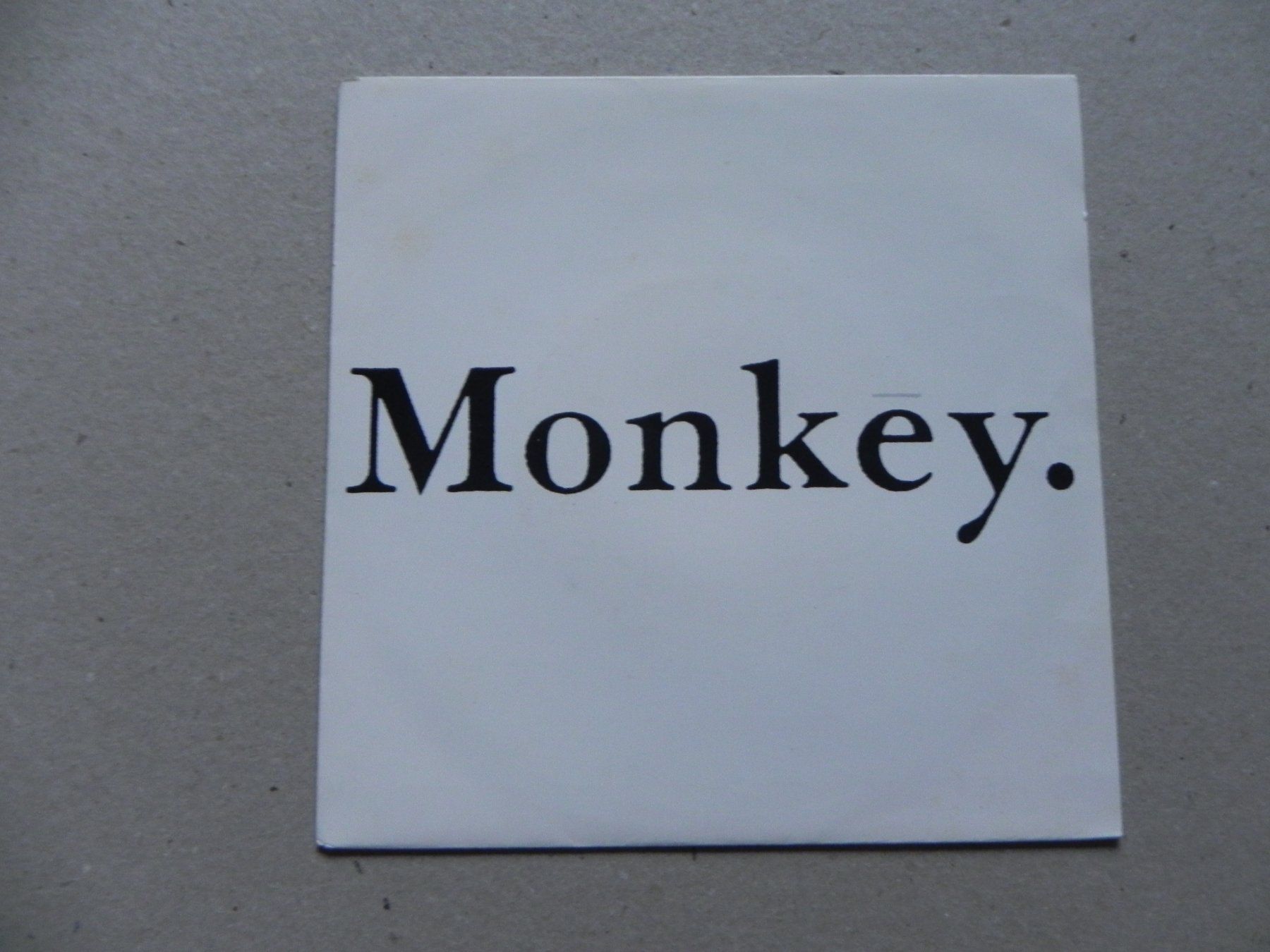 Dischi in vinile: Single 7 " Engl. Pop Sänger George Michael 1987 Monkey – Usato da Siebnen venduto da krimsie