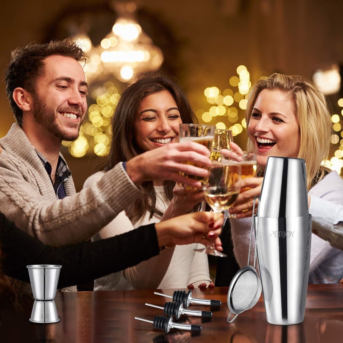 Elettrodomestici da cucina: Cocktail Shaker Set 16-teilig mit Boston Shaker und Jigger – Nuovo e nell'imballaggio originale da Schaffhausen venduto da her_zt65 2