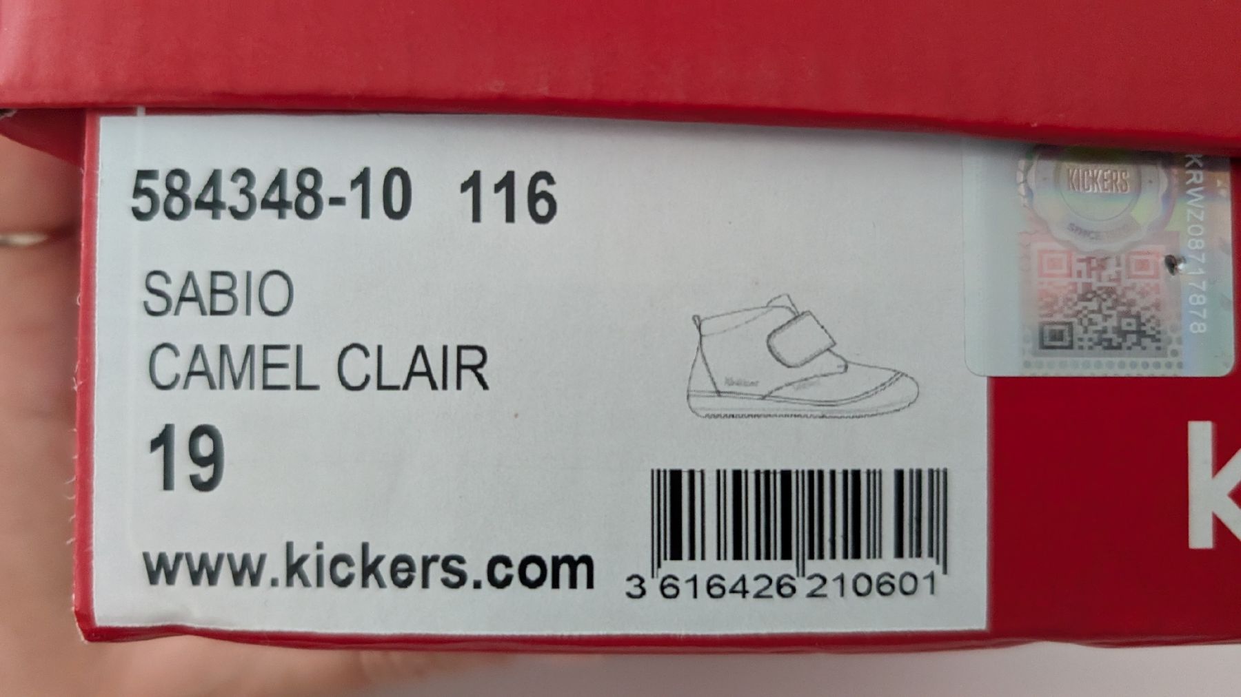 Kickers Scarpe per ragazzi: Kickers Sabio brown size 19 – Usato da Zürich venduto da MarianneZRH 6