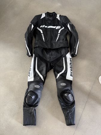 Motorrad Lederkombi Probiker inkl. Stiefel