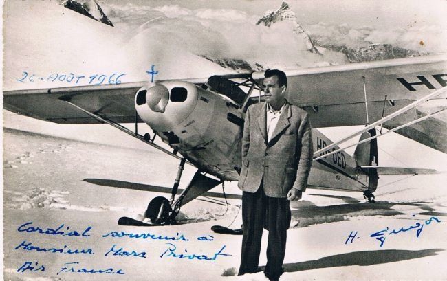Hermann Geiger 1914-1966 Autogramm Foto 9x14c Gletscherpilot (Gebraucht ...