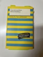 Heinrich von Kleist Michael Kohlhaas Reclam XL