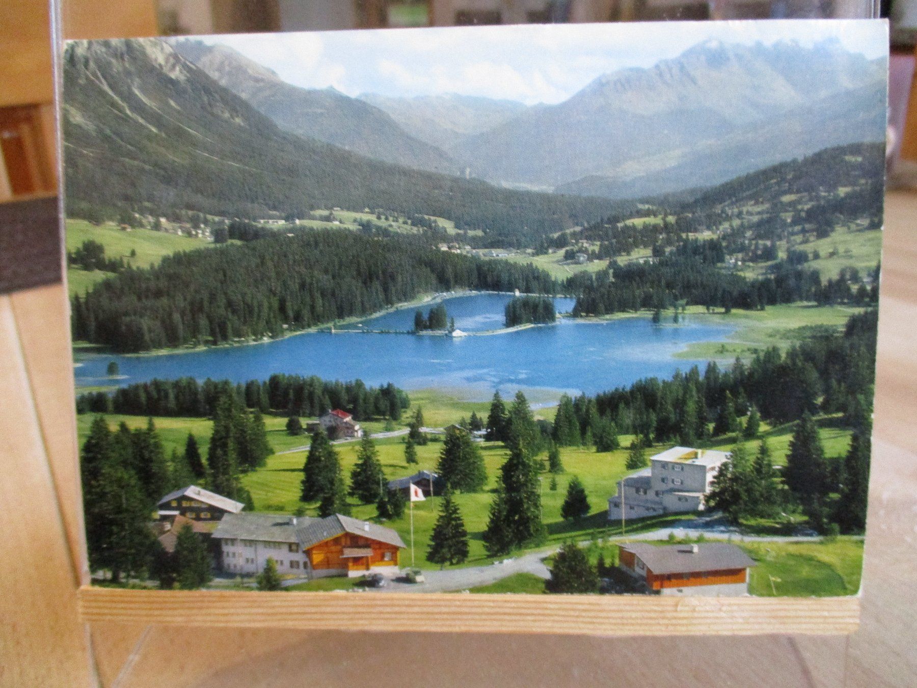 Cartoline postali: Lenzerheide Valbella Heidsee  Postkarte   1 – Usato da Felsberg venduto da sanwill