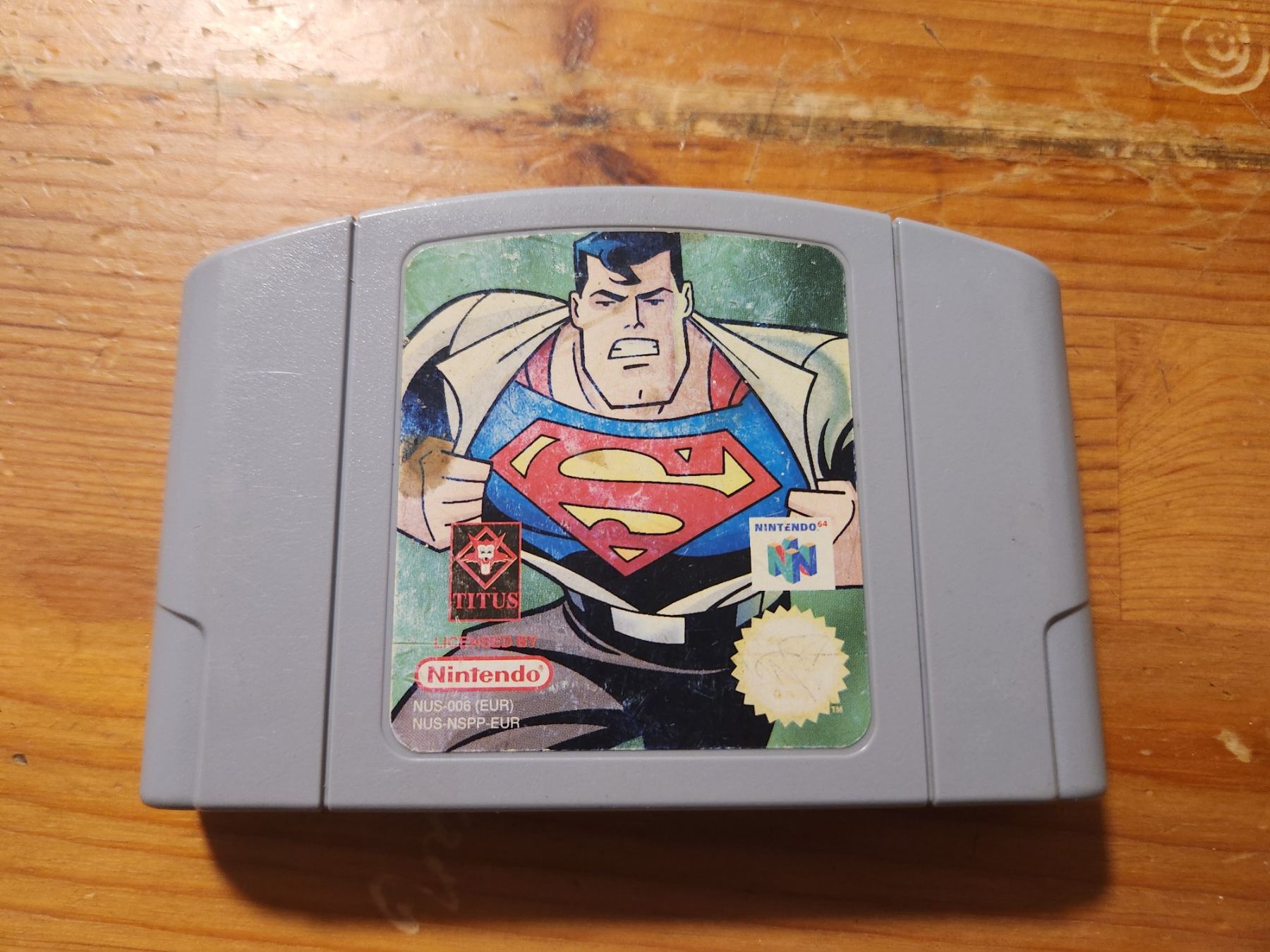 Nintendo Giochi: N64 Superman Modul Cartridge Spiel – Usato da Tafers venduto da whereyogamesat