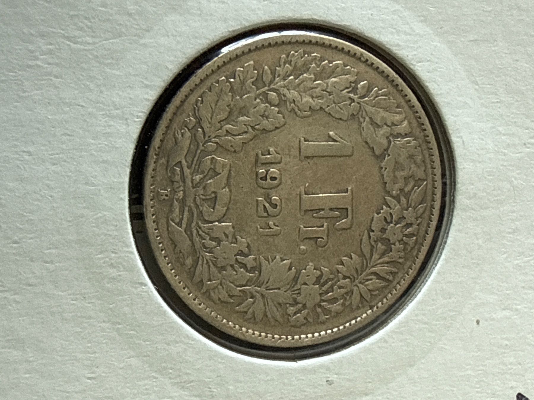 Tutti le monete: Swiss 1 franc 1921 Silver Coin – Usato da Pully venduto da ta571 1