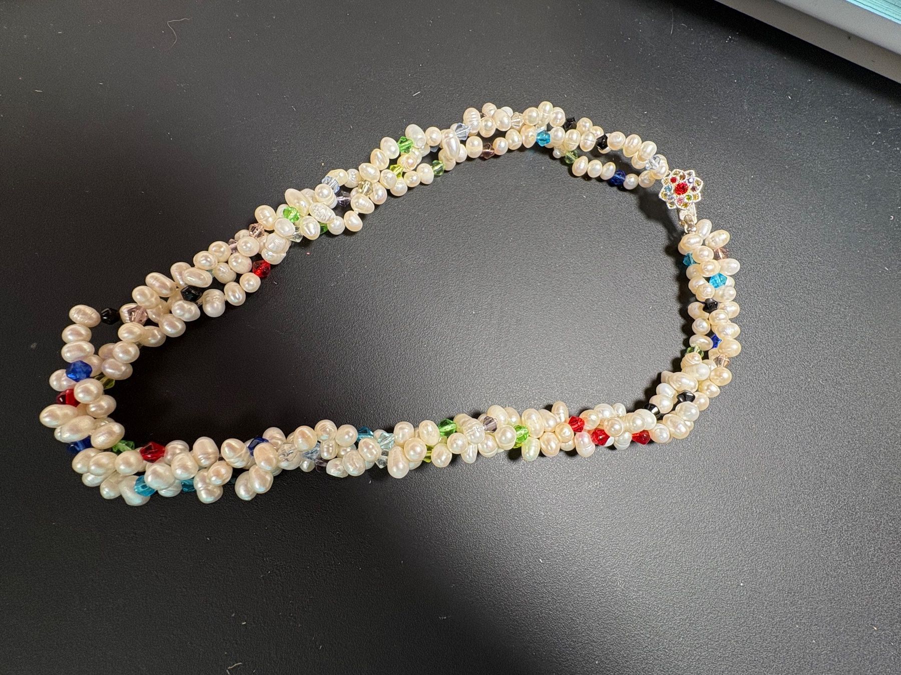 Colliers: Echte Perrlenkette 3-Teilig, 45 cm Lang – D'occasion à St. Peterzell par verena40 1