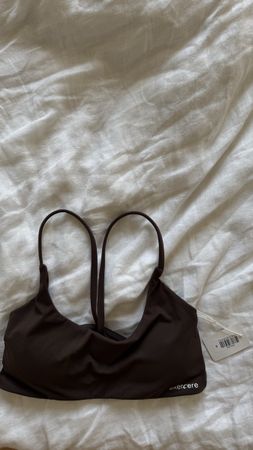 Sport BH (Sculpt Bra - Pecan Brown) von Exercere ungetragen