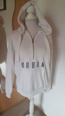 Pull sweat blanc avec capuchon grandeur XS