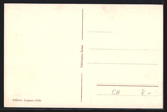 Cartoline postali: AK Lugano, Strandpartie mit Cafe Lido – Usato da Berlin venduto da bartko-reher 1