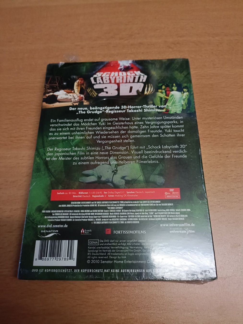 Tutti i DVDs: Schock Labyrinth  /  3D *Neu* – Nuovo e nell'imballaggio originale da Köniz venduto da Movieportal007 1