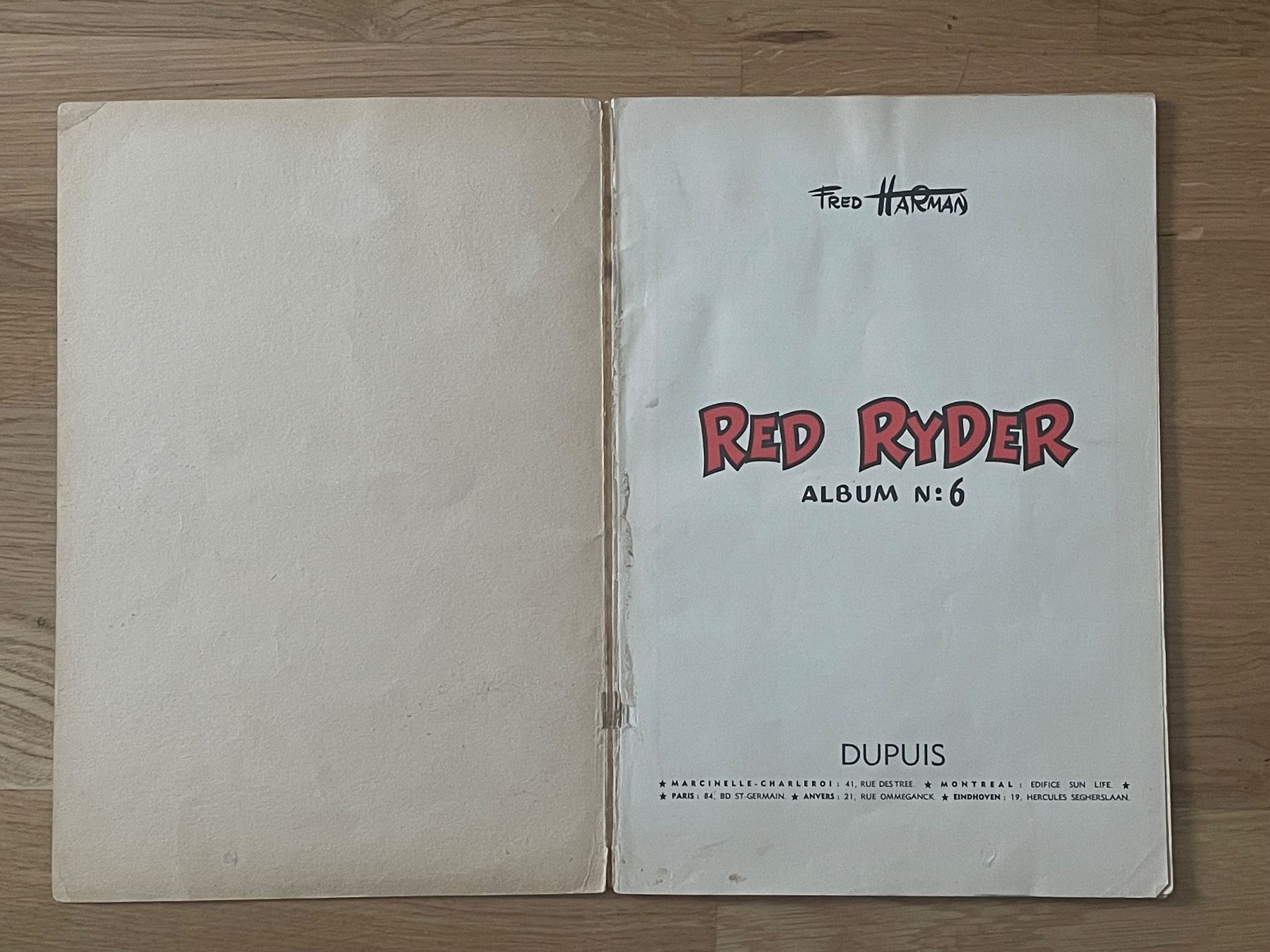 Comics: RED REYDER No 6 EO 1954 – Gebraucht aus Lausanne von gaugau61 2