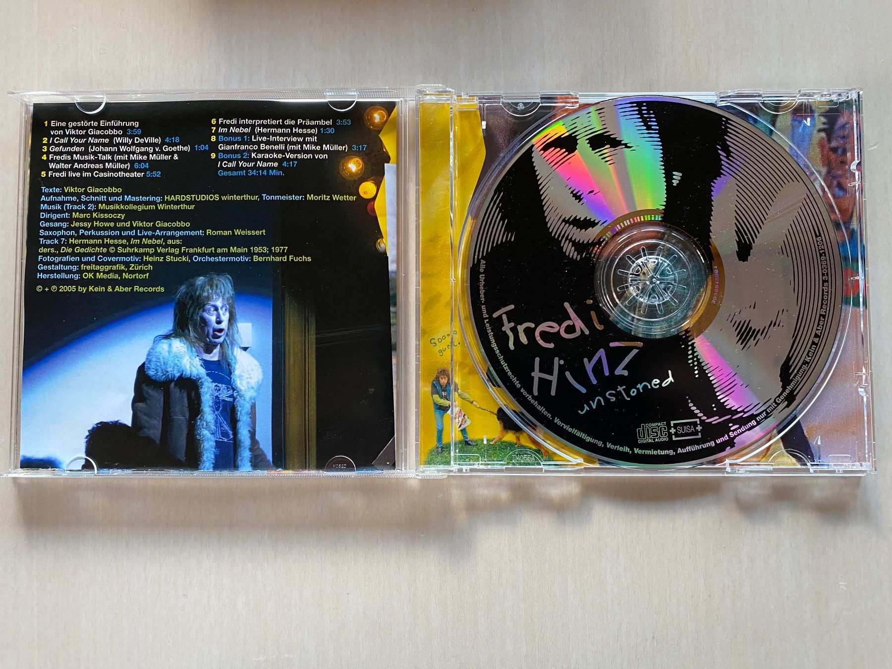 CD: Viktor Giacobbo - Fredi Hinz unstoned – Usato da Oberried Brienz venduto da Chyara 2