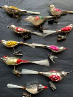 Alter Weihnachtsschmuck Lot Vögel
