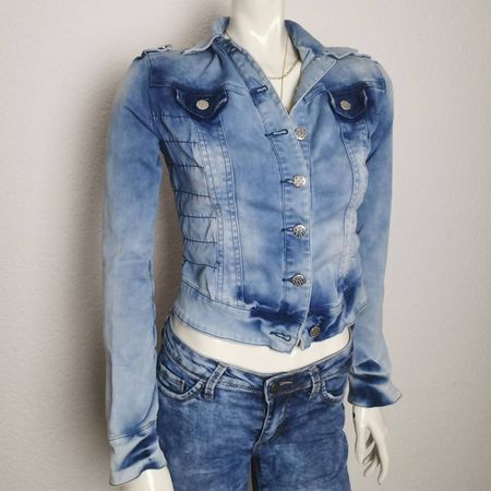 Italienische Denim Jacke - S