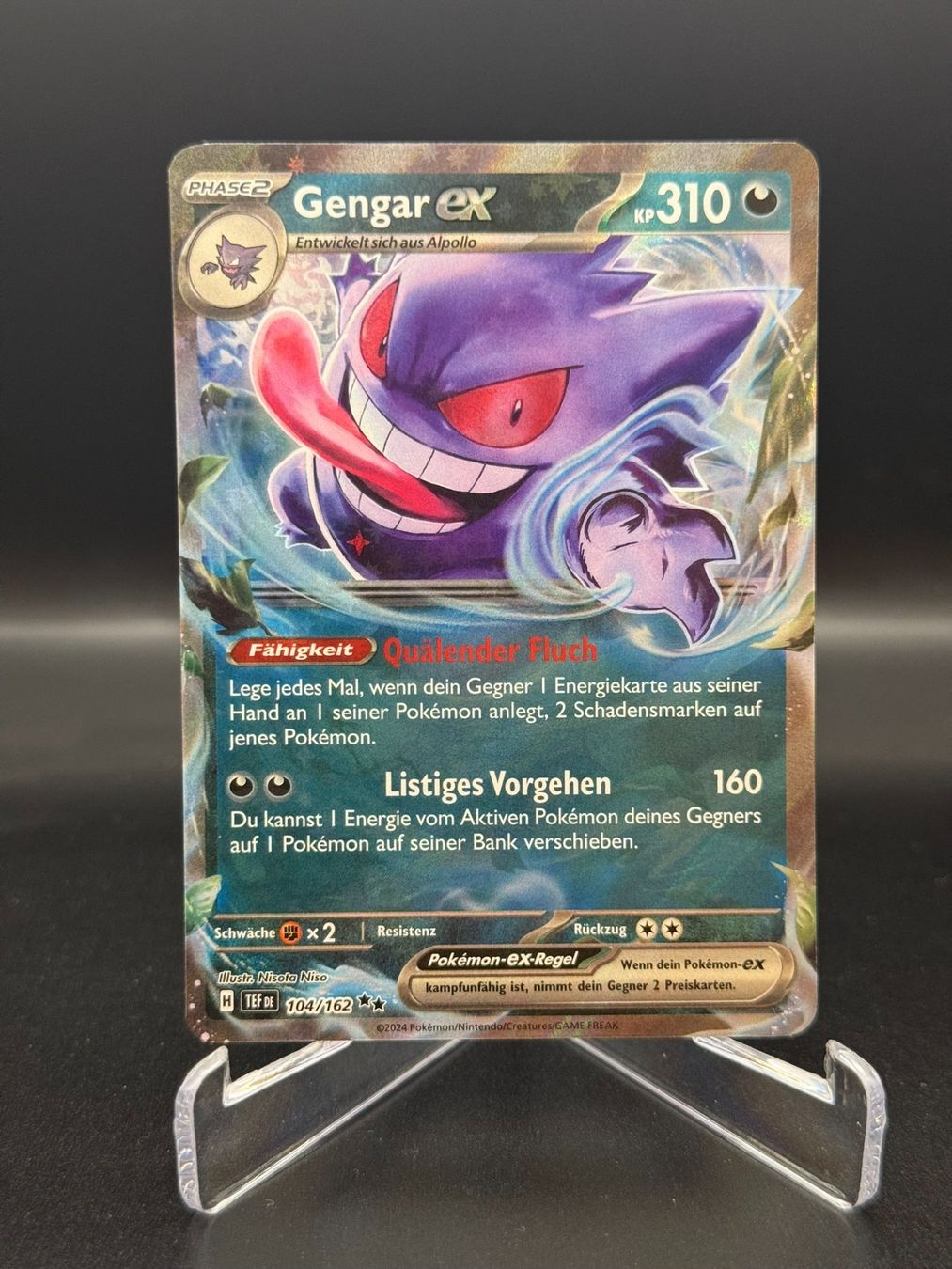 Pokémon Carte collezionabili: Gengar ex (TEF 104) – Usato da Birmensdorf ZH venduto da SnorlaxMail