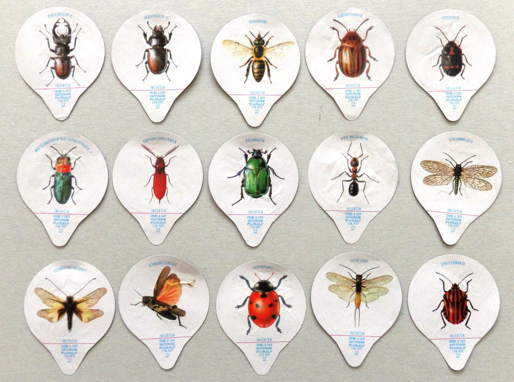 Floralp Coperchi dei cremini per caffè: Série 775 - Insectes  (30) – Usato da Fétigny venduto da cha_cz69 3