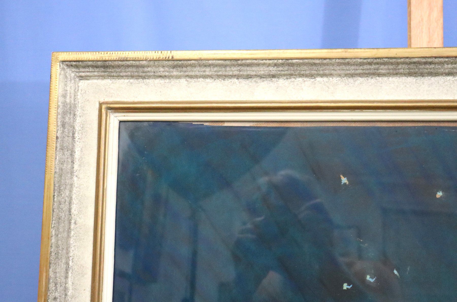 Dipinti: Erwin Albert Schmid (1895-1962) Mischtechnik "Triptychon". – Usato da Zug venduto da Kunst-Fundgrube 7