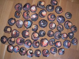 50 NEUE! Aufkleber - Sonne, Mond, Sterne, Gothic