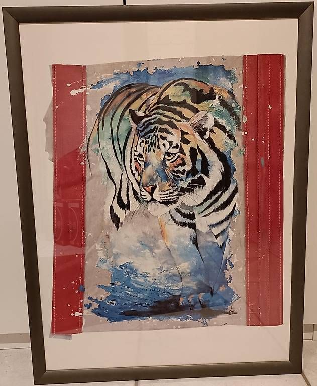Poster & Bilder: Gerahmtes Bild von Rolf Knie "Tiger" – Gebraucht aus Herznach von koro02