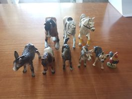 Kleine Sammlung Bauerhoftiere von Bullyland
