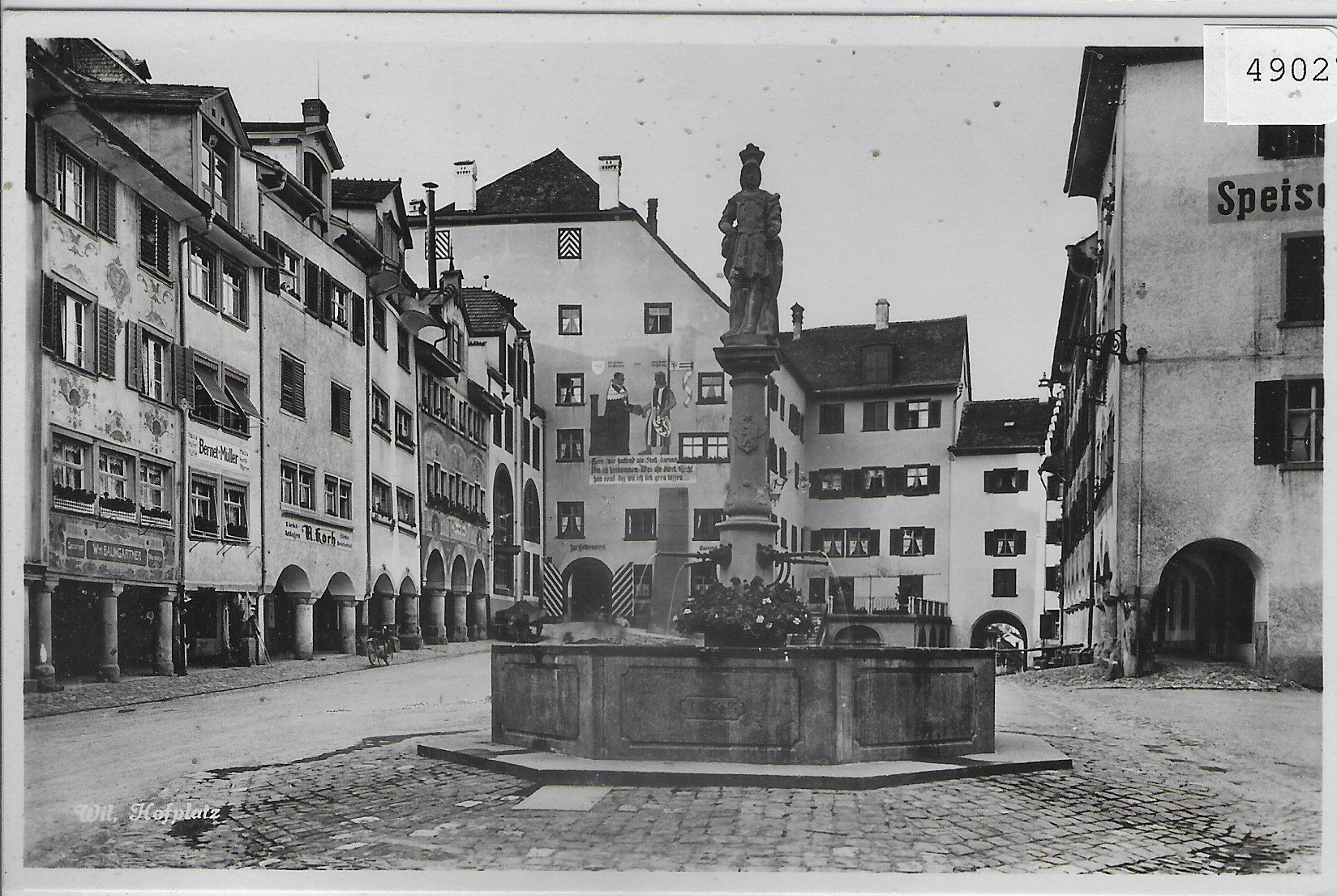 Cartes postales: Wil SG - Hofplatz – D'occasion à Ettingen par Kartenplanet