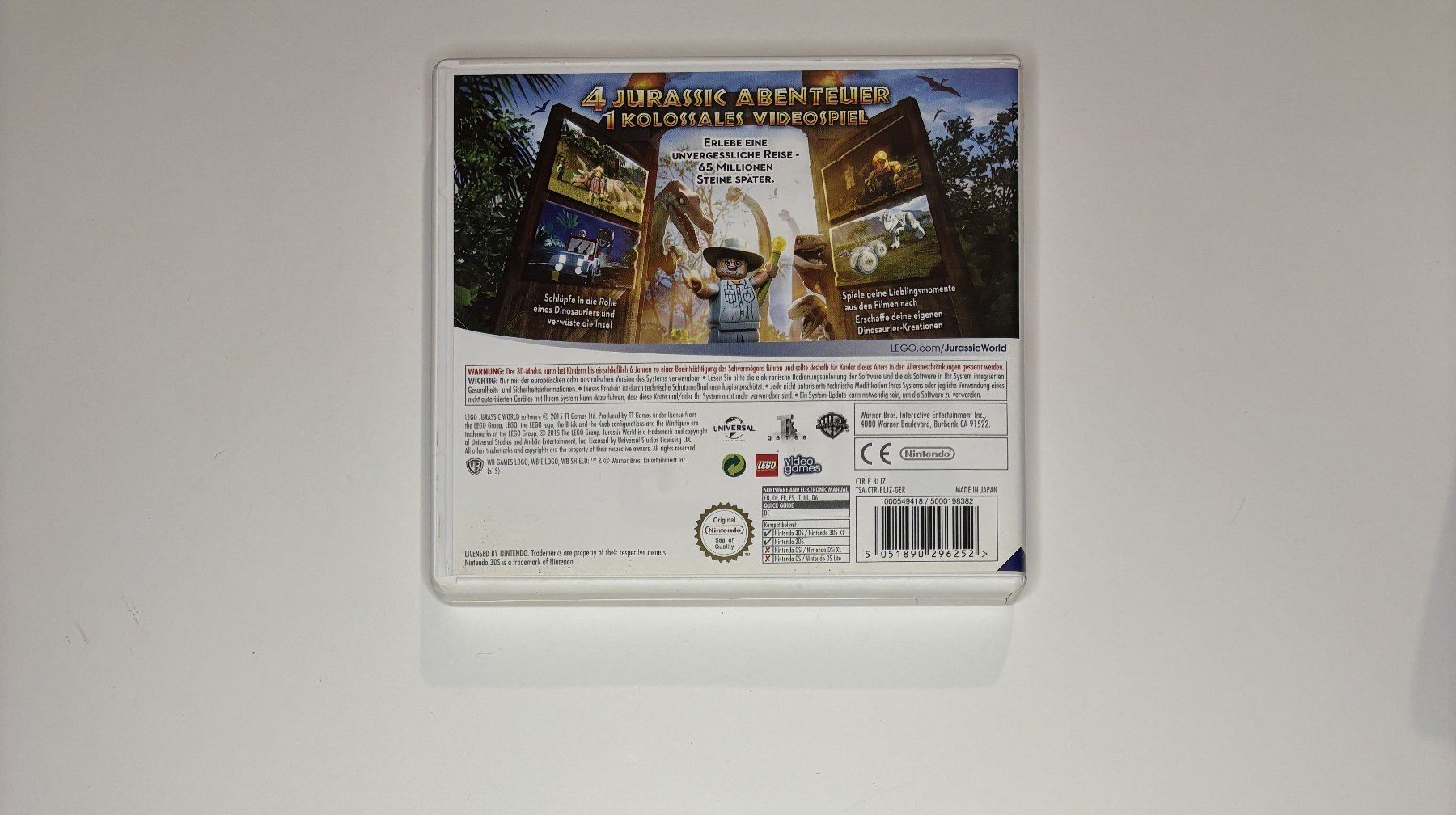 Spiele: 3DS - LEGO Jurassic World – Gebraucht aus Allschwil von Bullach 2