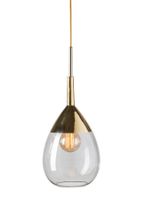 DESIGN PENDELLEUCHTE EBB & FLOW RAUCHGLAS GOLD NEU OVP !
