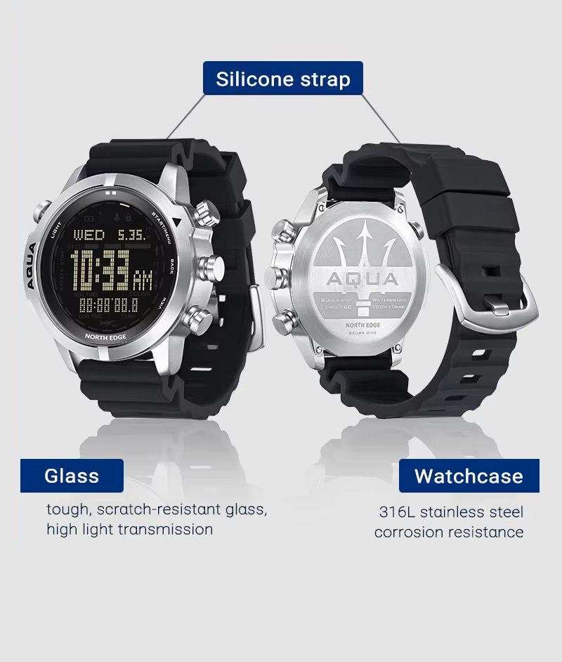 Orologi: NEU Profi-Taucheruhr / Montre de plongée professionnelle – Nuovo e nell'imballaggio originale da Isérables venduto da Alfaga 9