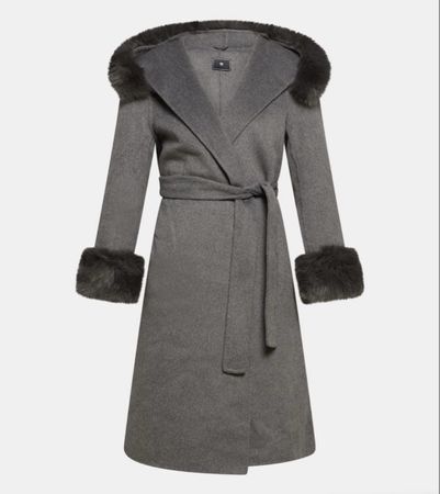MAX&MOI Paris ELIA 100% Wool Coat – Size M – New with Tags