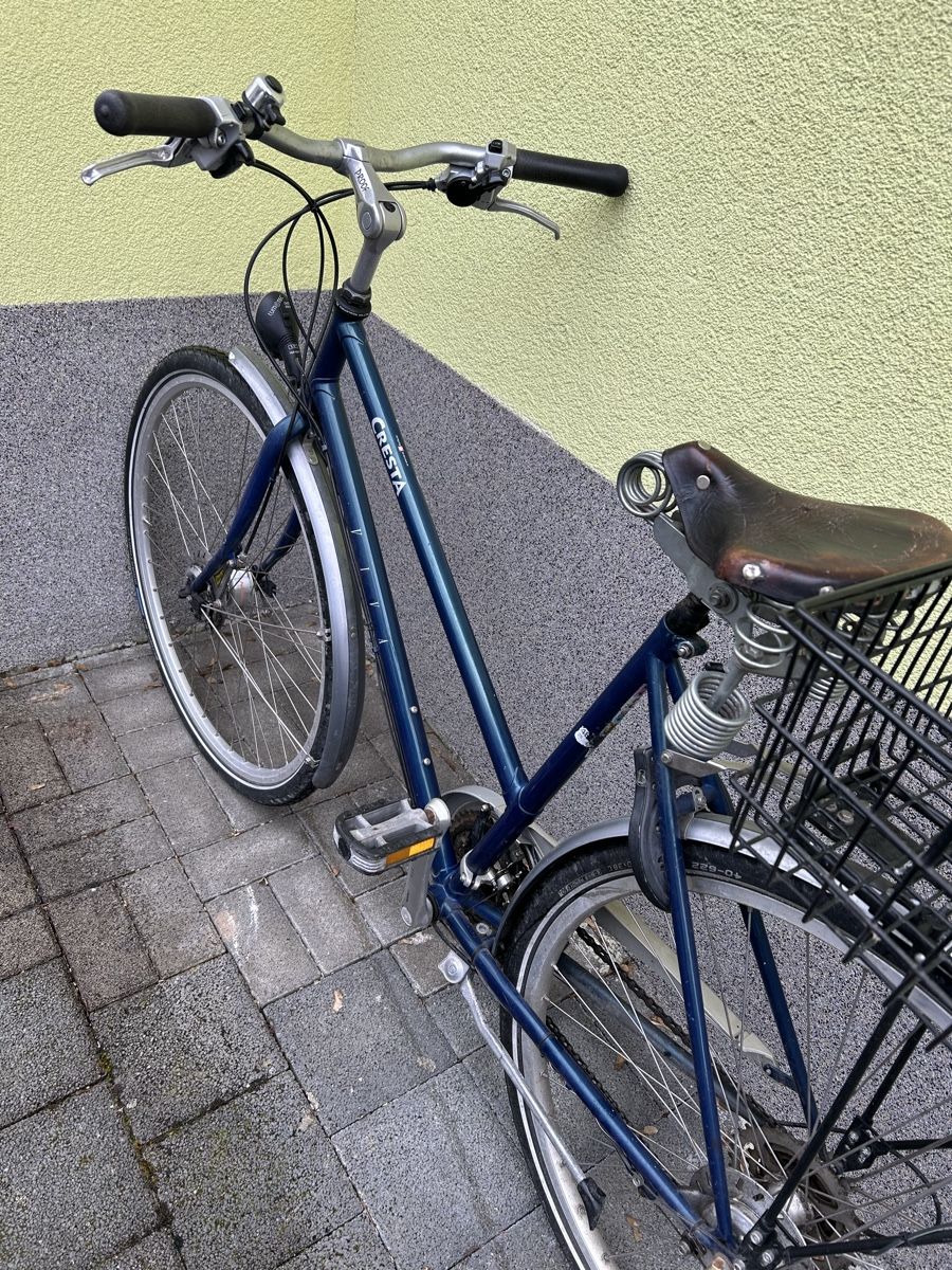 Gut erhaltenes Cresta Damenvelo mit Korb, sofort fahrbereit (Gebraucht ...