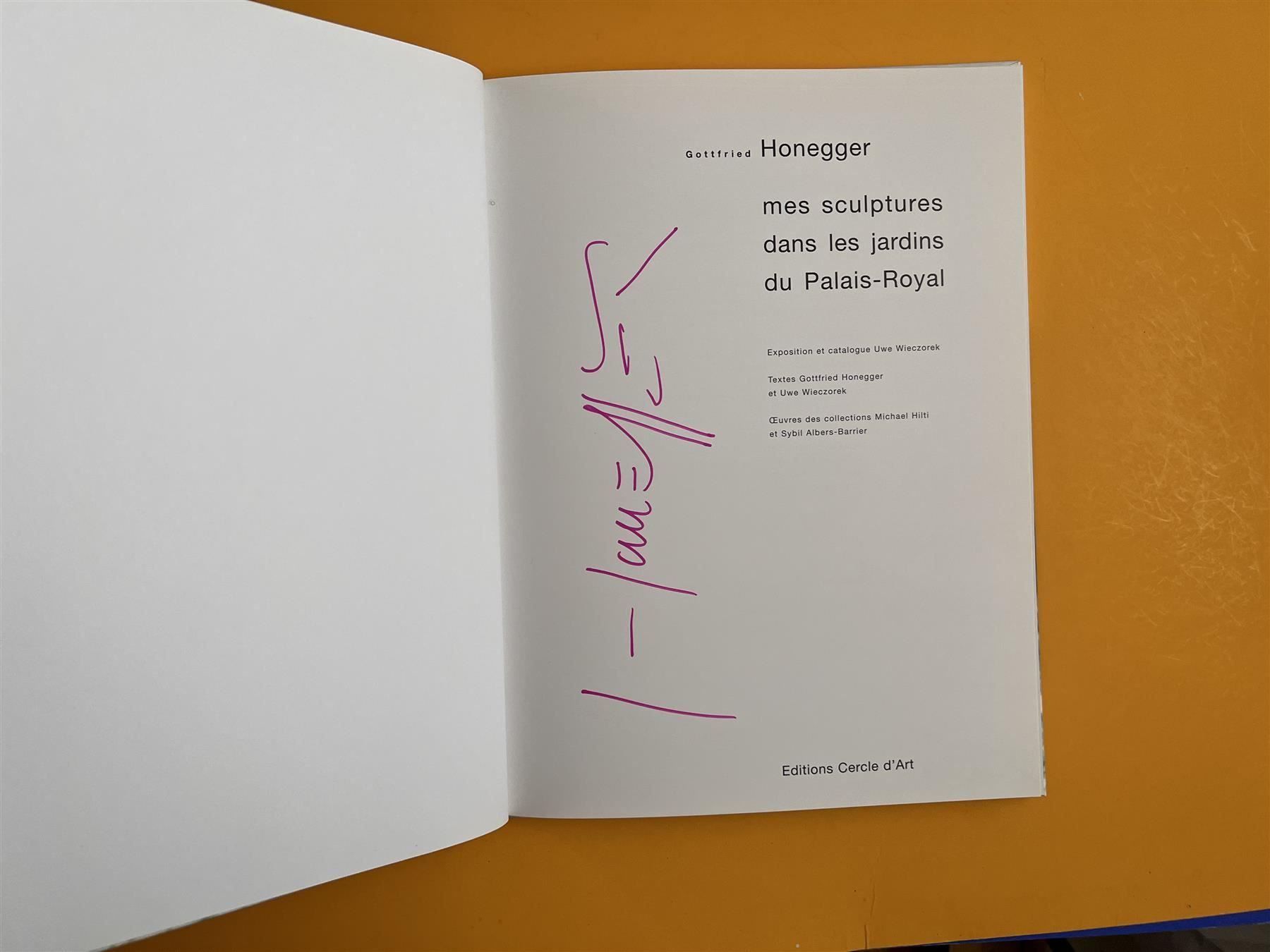 Libri: Honegger Mes Sculptures ... signiert – Usato da Adliswil venduto da buch_und_kunst 1