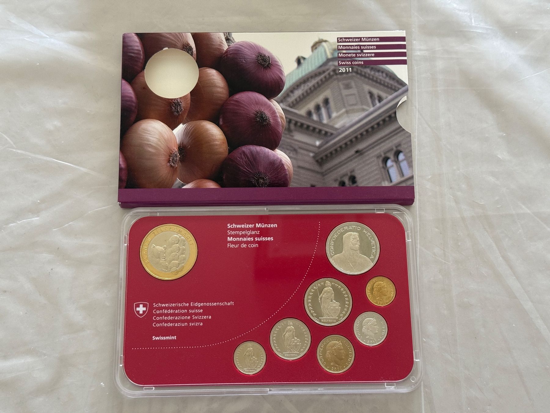 Tutti le monete: Schweizer Münzsatz 2011  Stempelglanz – Nuovo (secondo la descrizione) da Wallisellen venduto da SWISS_SILVER1 1