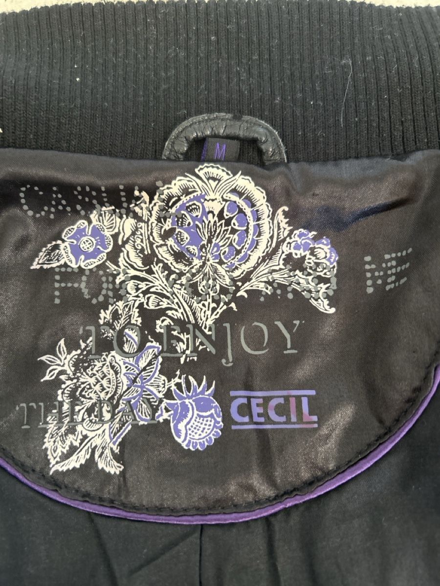 Cecil Giacche: Cecil Lederjacke, Gr. M, Schwarz, echtes Leder – Usato da Röschenz venduto da c_k_wj8r 3