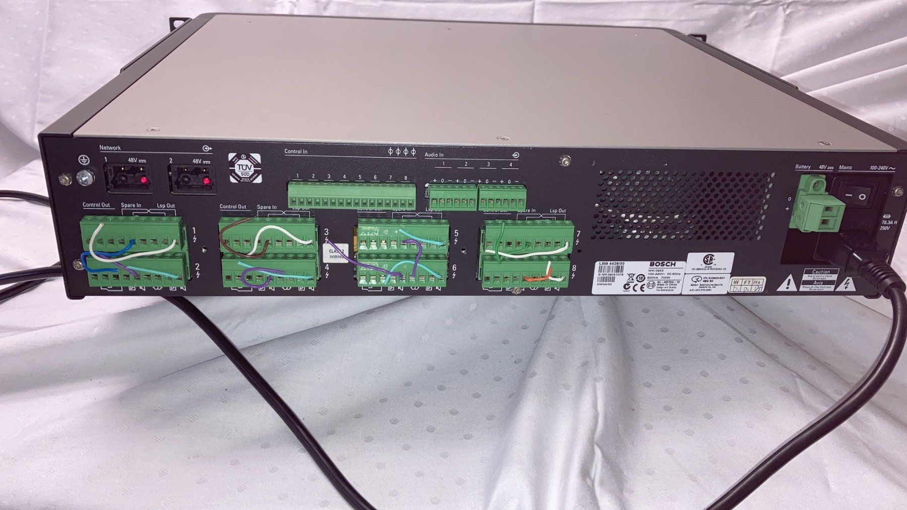 Bosch Amplificatori: Bosch Power Amplifier LBB4428/00 – Usato da Dietikon venduto da Rima57 4