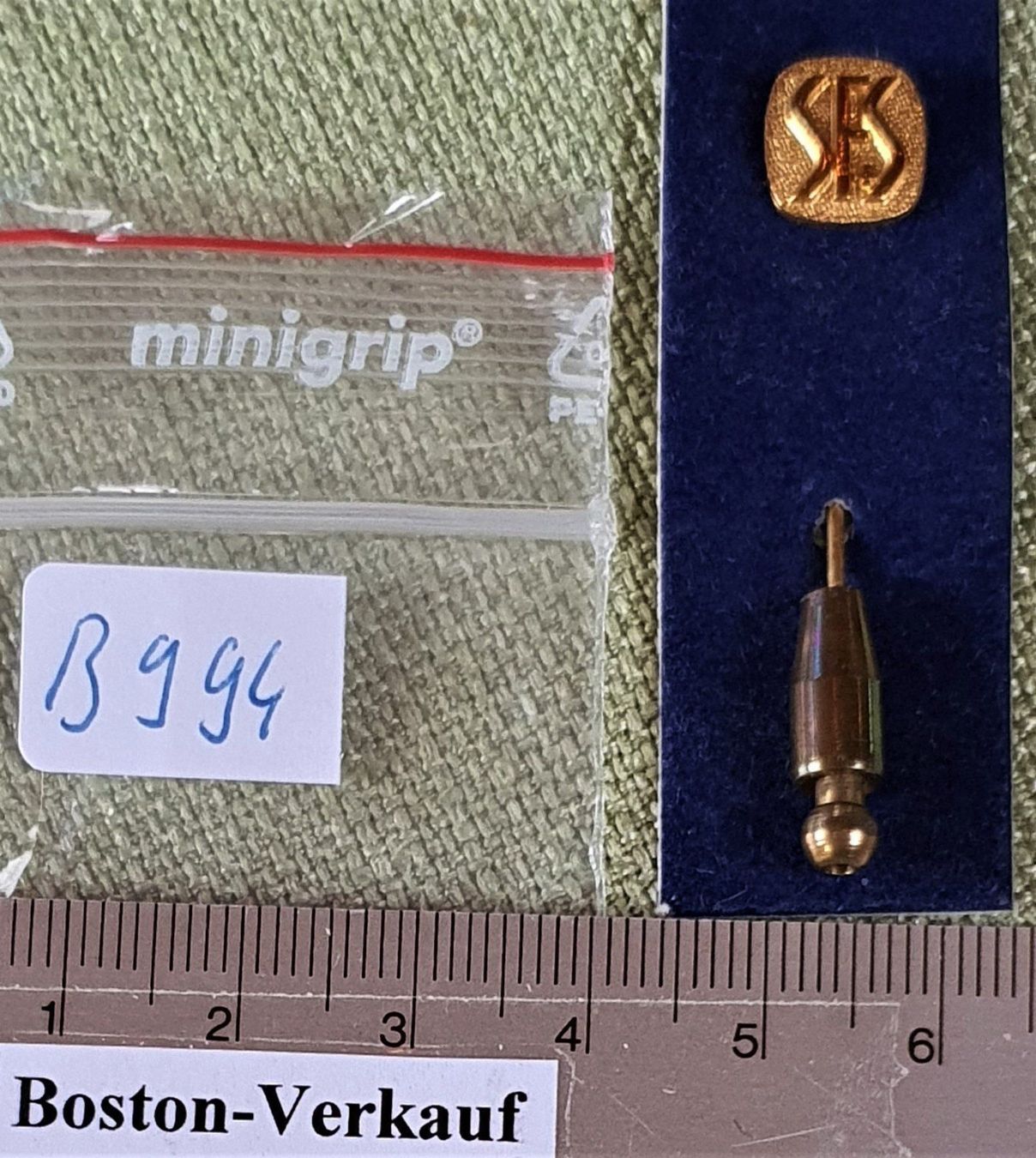 Placchette & Badge: B994 - Anstecknadel SES Abzeichen ??? – Usato da Reinach BL venduto da Boston-Verkauf 3