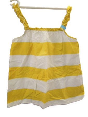 senfgelb/weiss ca Gr. 128 süsses Sommer Top s.Masse BENETTON