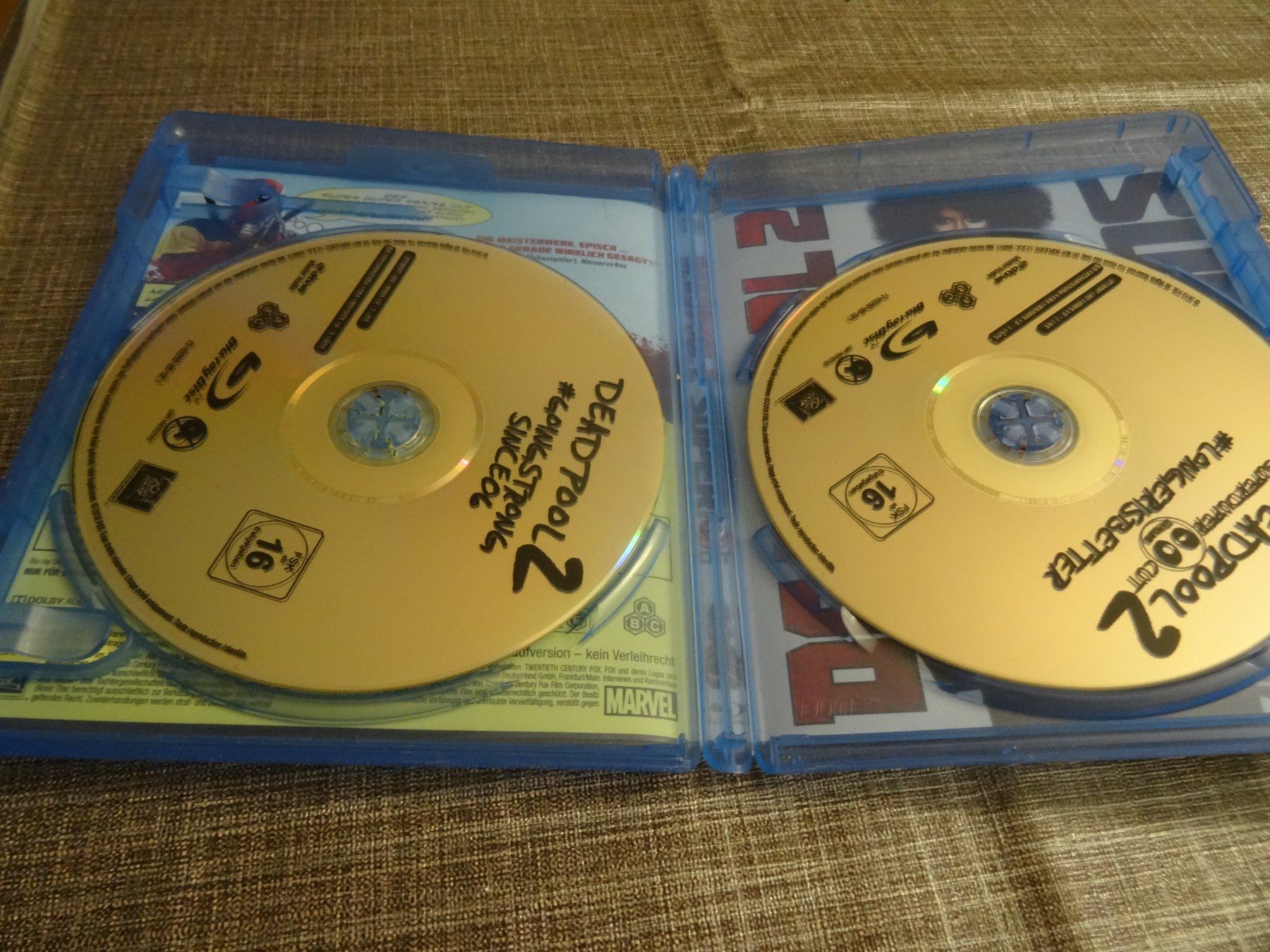 Tutti i DVDs: Deadpool 2 - Super Duper Cut - Blu-Ray - – Usato da Olten venduto da Disc-Verkauf 1