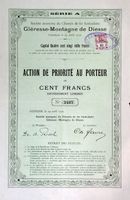 CdF Funiculaire Gléresse-Montagne de Diesse, Gléresse - 1910