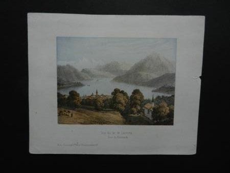 Incisioni: Vue de Küssnacht m Rigi – Usato da Risch venduto da Rischli15