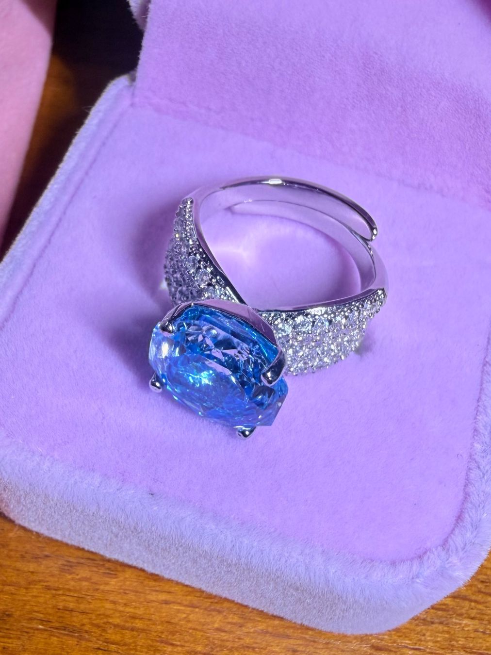 Sonstiger Schmuck: Parure Zircons Bleu Azur – Neu und originalverpackt aus St-Maurice von Sandrinette123 3