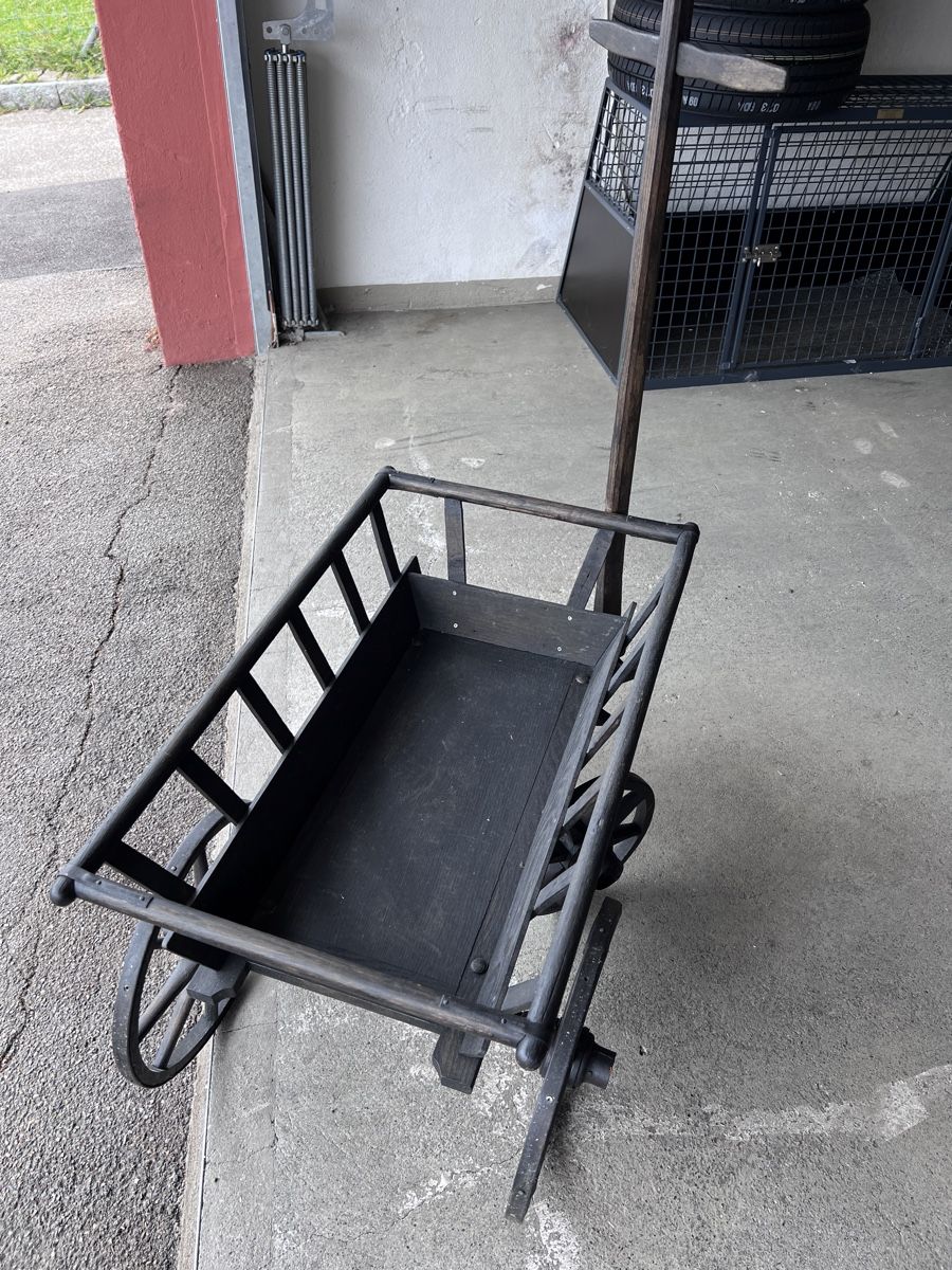 Tutte le decorazioni: Rustikaler Holz Handwagen Bollerwagen Deko Garten – Usato da Oberengstringen venduto da Dreamteam1 1