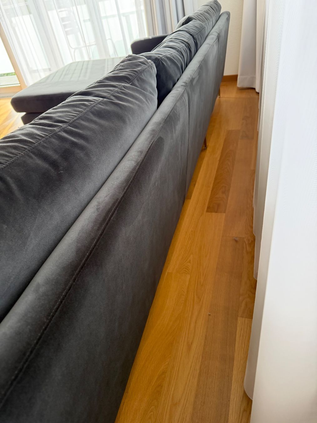 Sofacompany Divani: Blaues Sofa mit Samtbezug von der Sofacompany – Usato da Berikon venduto da espryte 7