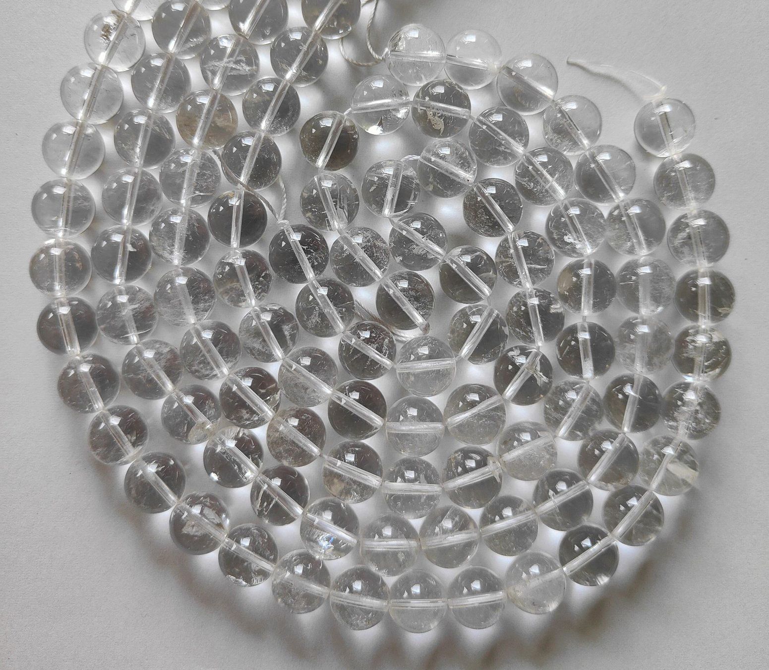 Pietre preziose: Bergkristall, Beads 13mm, Strang – Nuovo e nell'imballaggio originale da Rümlang venduto da 21f 2