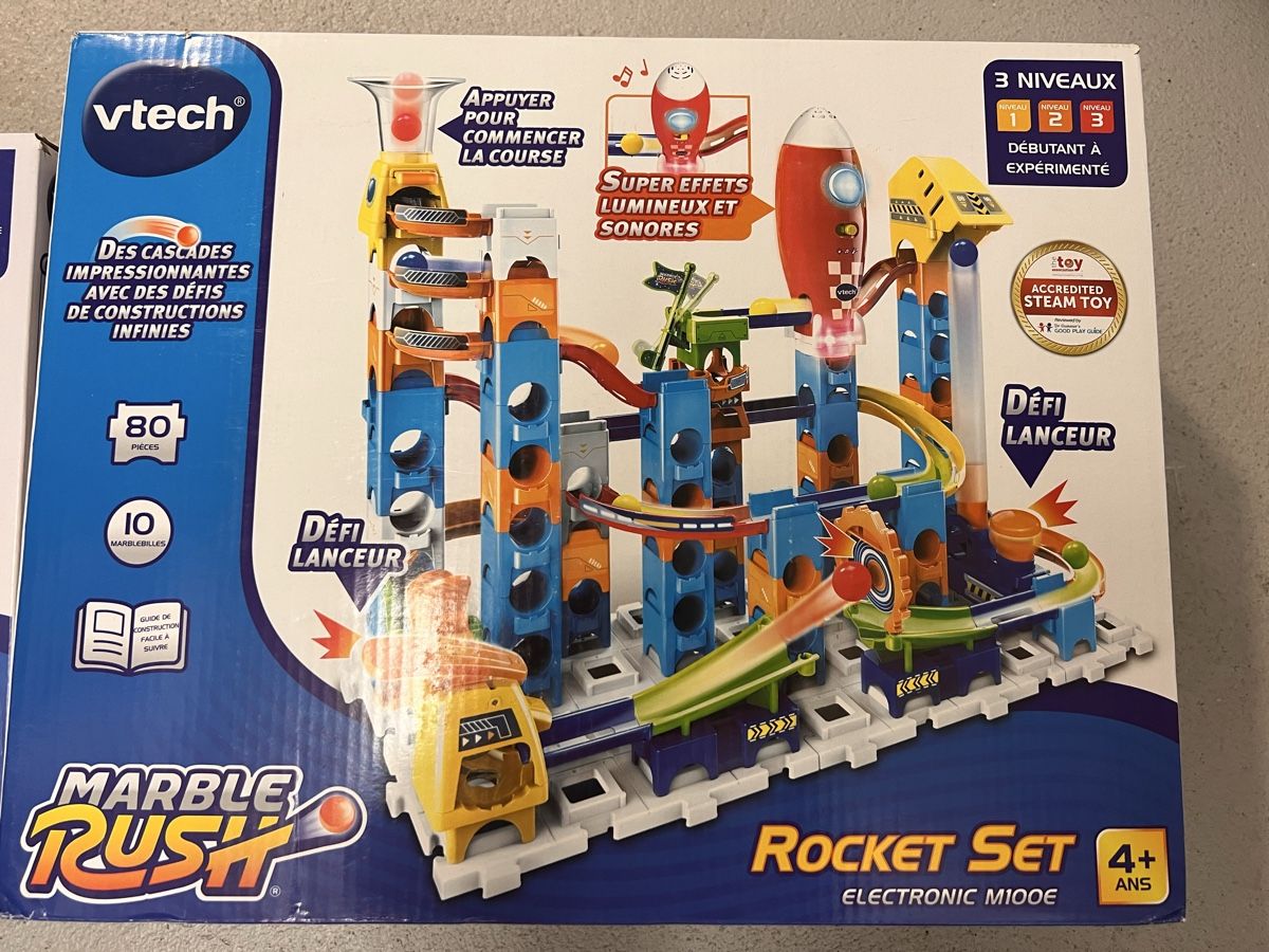 Vtech Jouets: Vtech Marble Rush 2 grosse Sets – D'occasion à Volketswil par JulBar2014 1