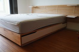 IKEA Mandal Doppelbett 160x200cm mit Kopfteil