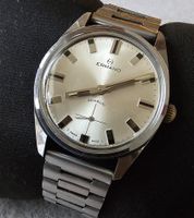 ERMANO Handaufzug Swiss Made Elegante Herrenuhr 36 mm
